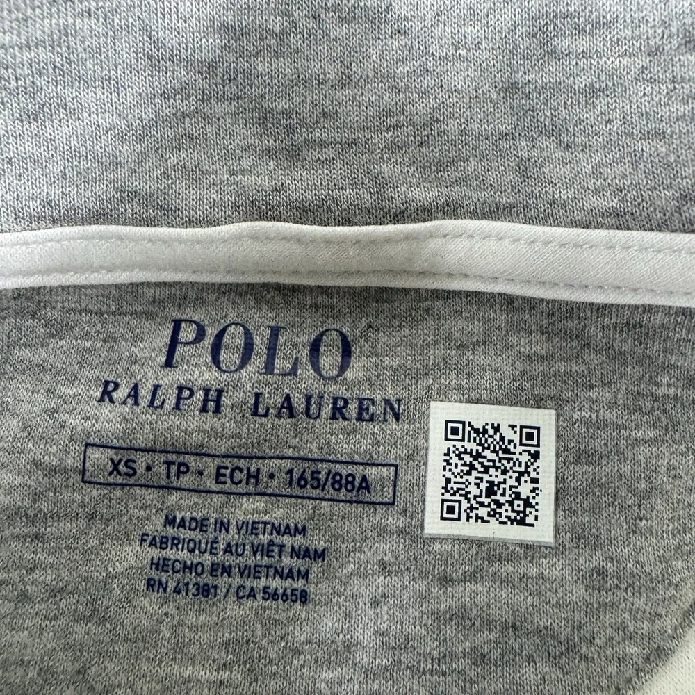 Polo Ralph Lauren White‎ 1/2 Zip Cotton Stretch Men's Pullover Sweater XS NWT